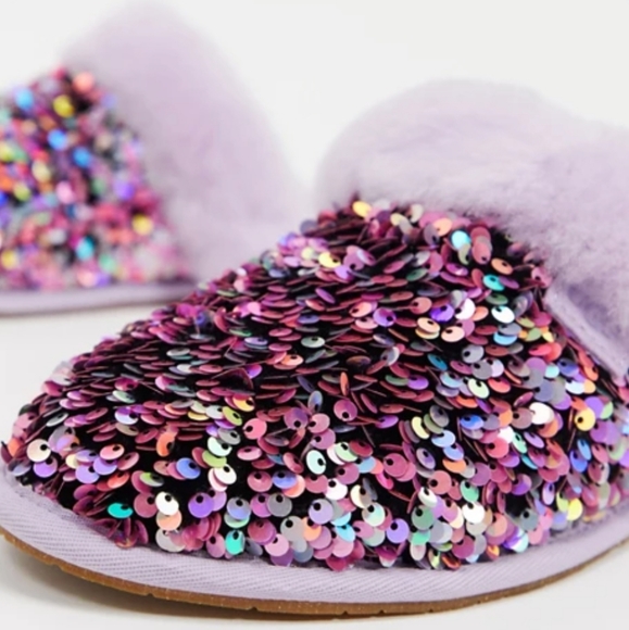 UGG Lilac Frst Scuffette II Stellar Sequin Slipper - Picture 7 of 12